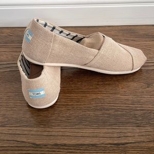 Mens toms boat loafers canvas